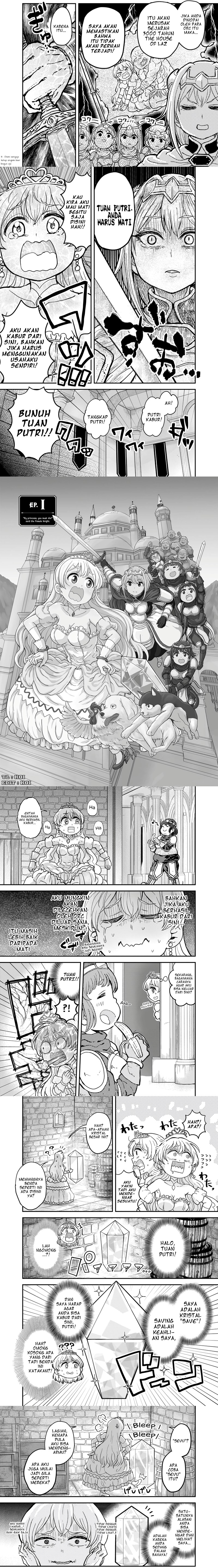 “My Princess You Must Die!” Said the Female Knight chapter 1