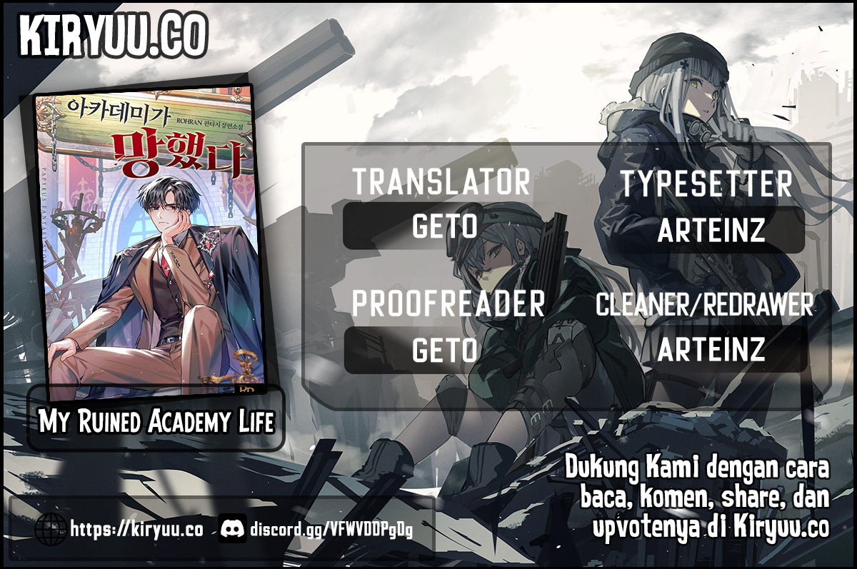 My Ruined Academy Chapter 27 Bahasa Indonesia
