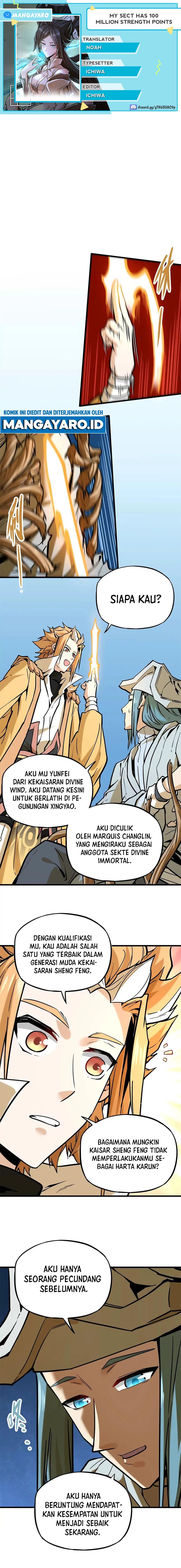 My Sect Has 100 Million Strength Points Chapter 31 Bahasa Indonesia