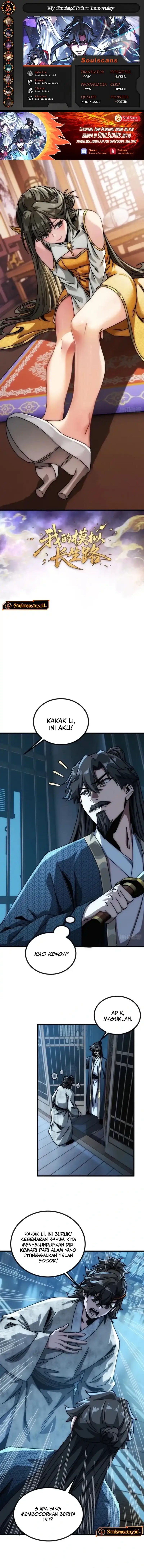 My Simulated Path to Immortality Chapter 21 Bahasa Indonesia