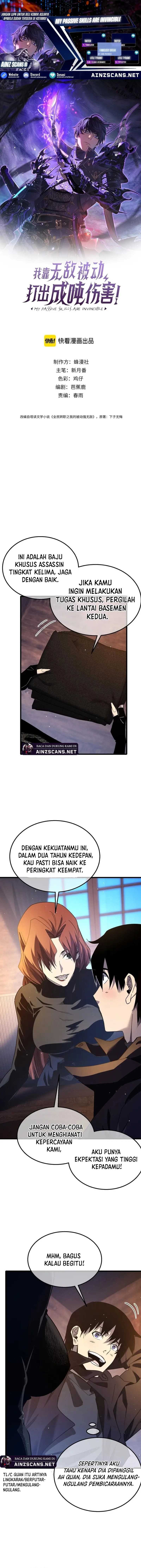 My Unbeatable Passive Skill Lets Me Deal Massive Damage! Chapter 47 Bahasa Indonesia