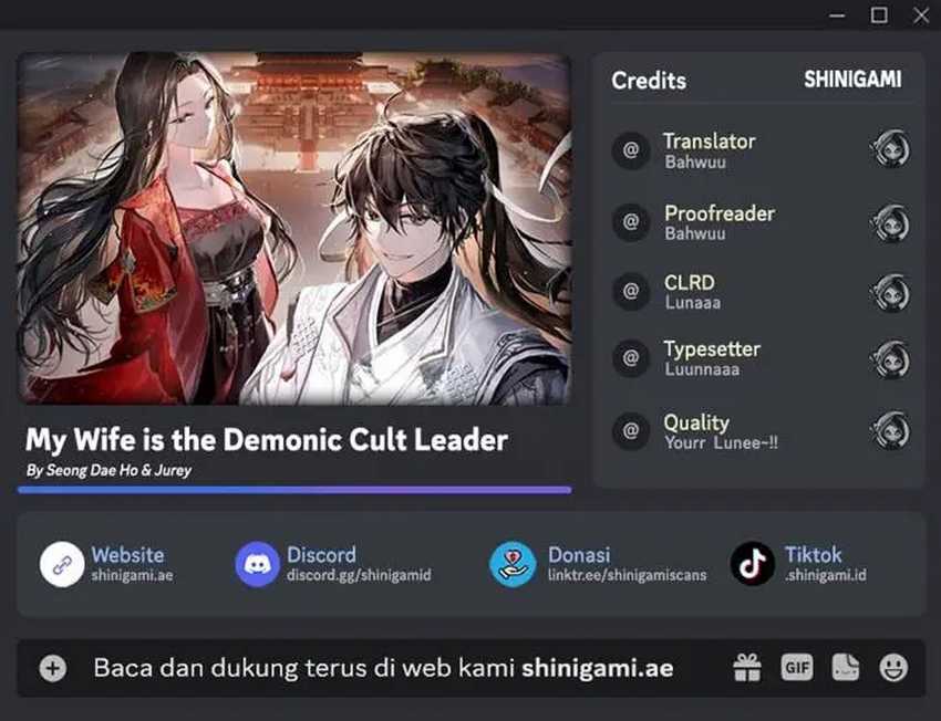 My Wife Is The Demonic Cult Leader Chapter 10 Bahasa Indonesia