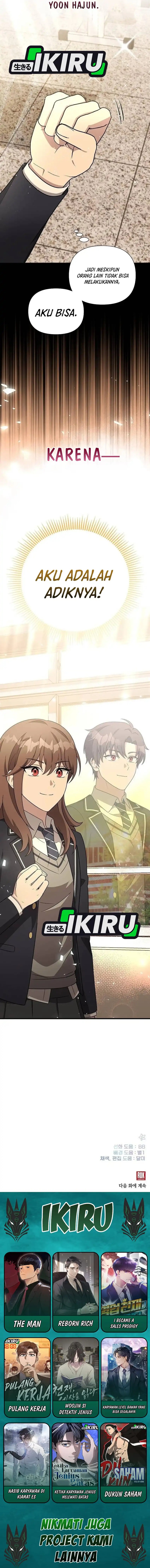 My Younger Sister Was a Genius Chapter 66 Bahasa Indonesia