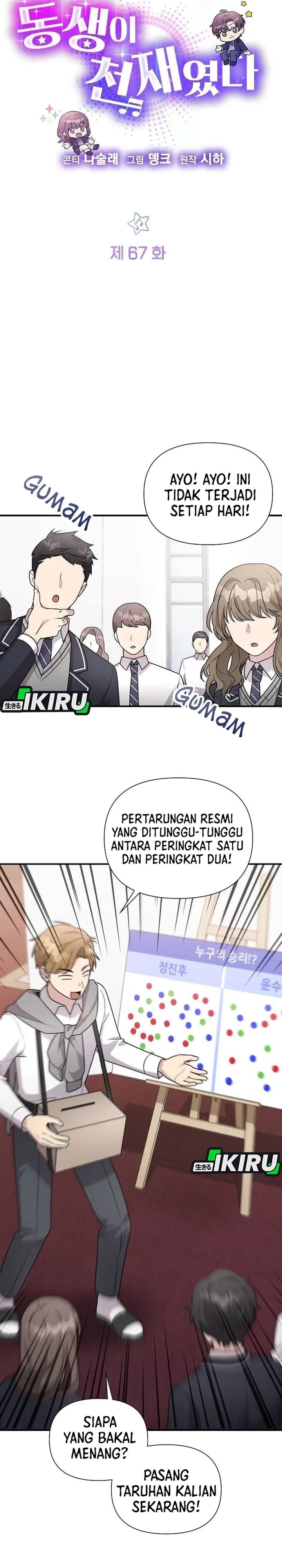 My Younger Sister Was a Genius Chapter 67 Bahasa Indonesia