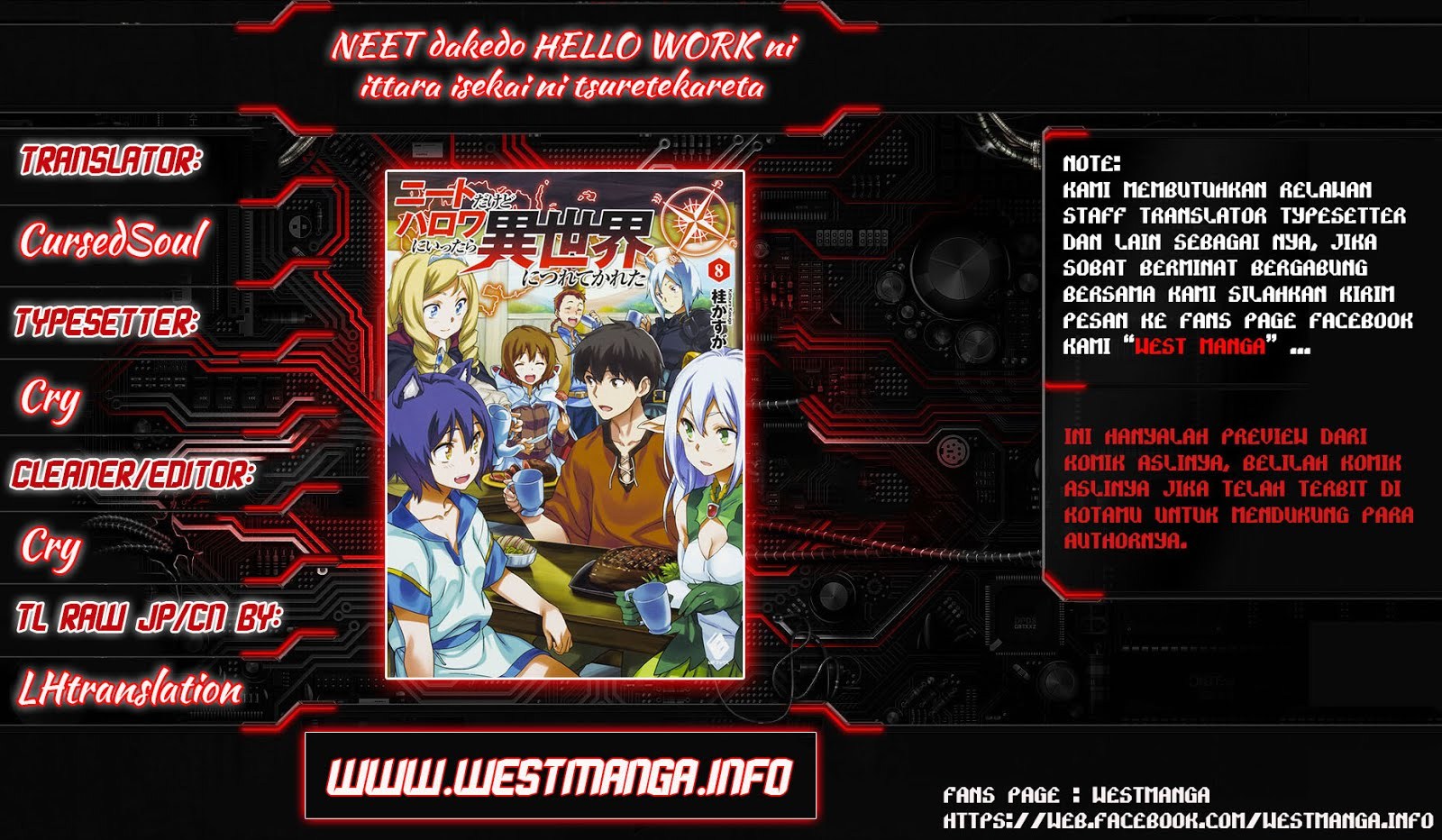 NEET dakedo Hello Work ni Ittara Isekai ni Tsuretekareta Chapter 10 Bahasa Indonesia