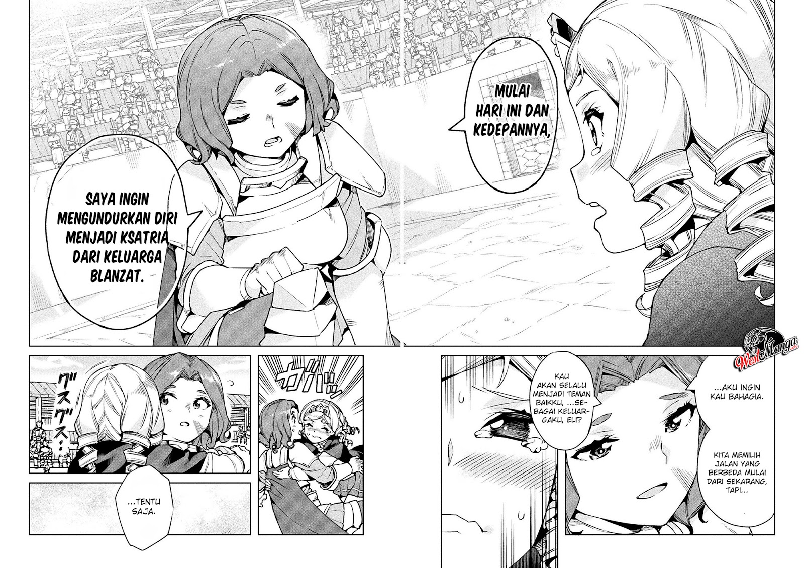 NEET dakedo Hello Work ni Ittara Isekai ni Tsuretekareta Chapter 24 Bahasa Indonesia