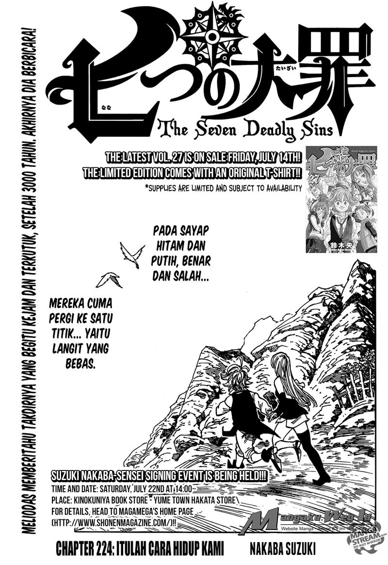 Nanatsu no Taizai Chapter 224 Bahasa Indonesia