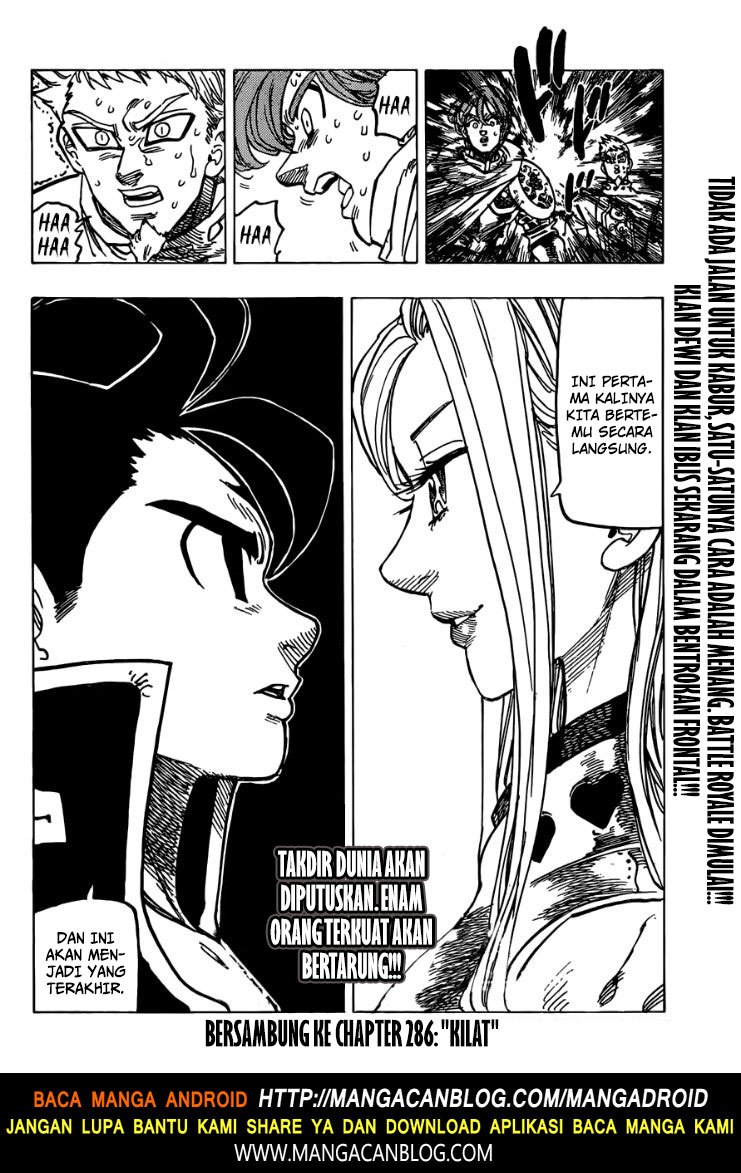 Nanatsu no Taizai Chapter 285 Bahasa Indonesia