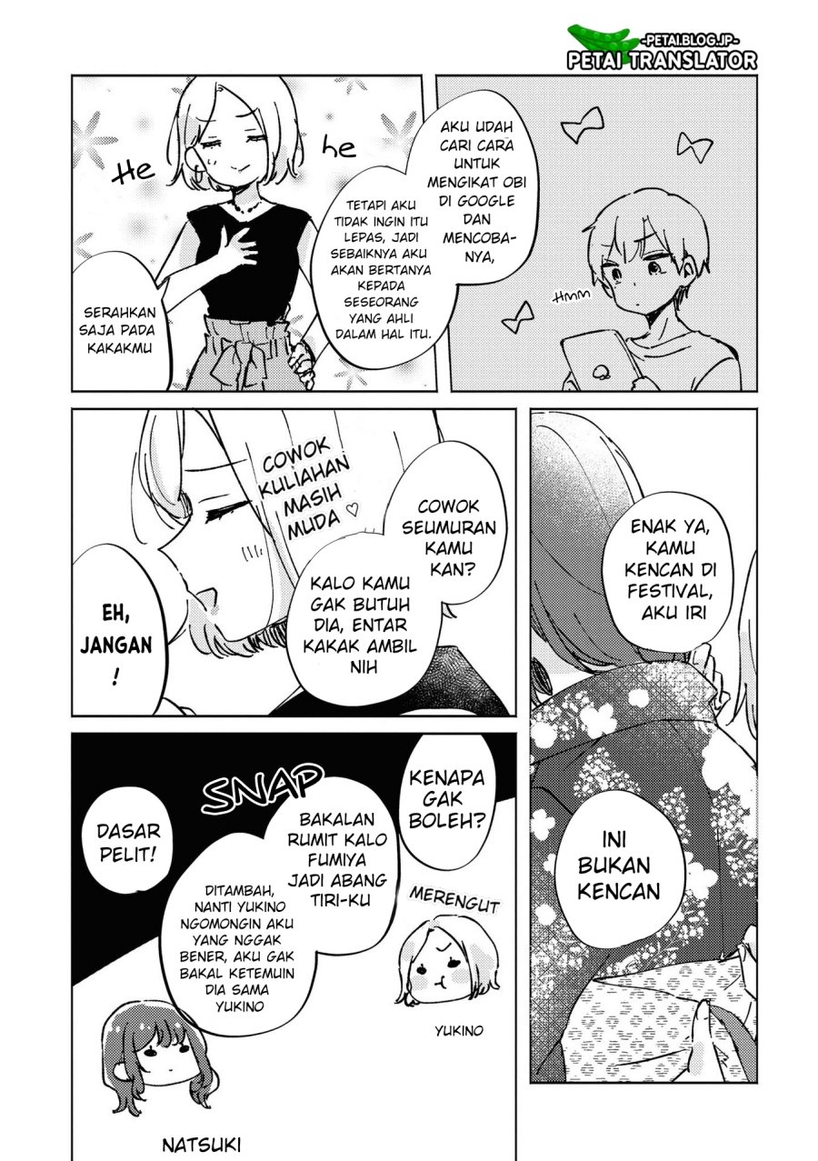Natsuki-kun wa Kyou mo Kirei Chapter 08 Bahasa Indonesia