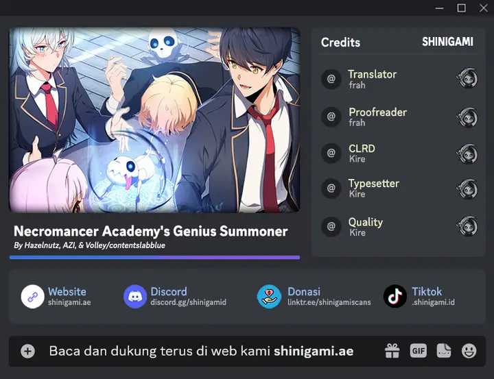 Necromancer Academy’s Genius Summoner chapter 9