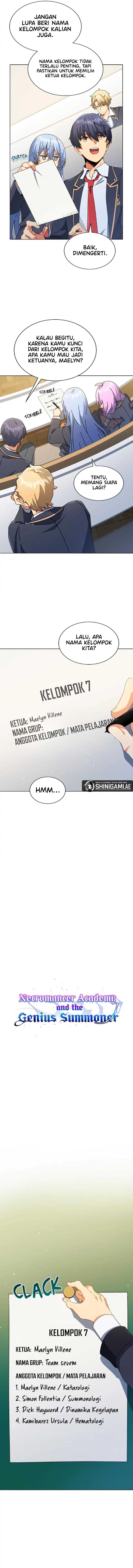 Necromancer Academy’s Genius Summoner Chapter 27 Bahasa Indonesia
