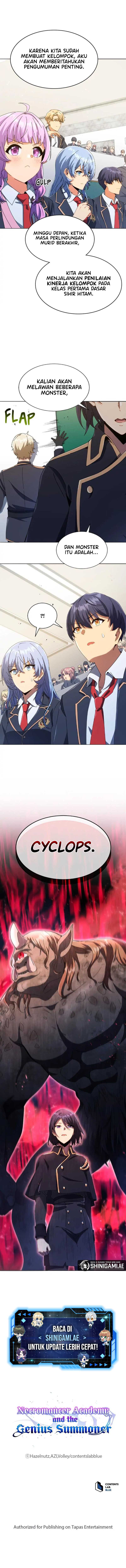 Necromancer Academy’s Genius Summoner Chapter 27 Bahasa Indonesia