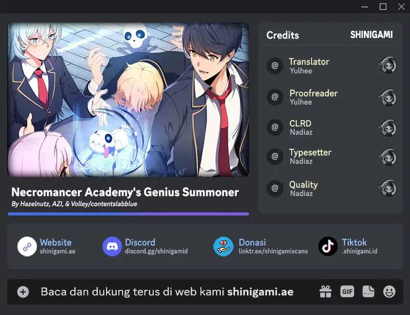 Necromancer Academy’s Genius Summoner Chapter 49 Bahasa Indonesia