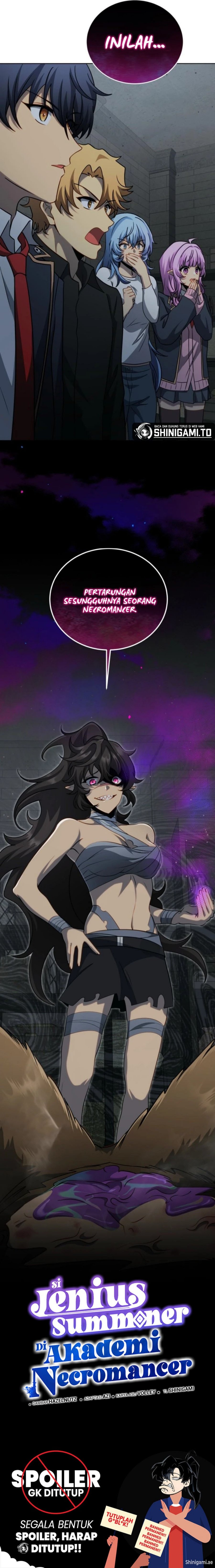 Necromancer Academy’s Genius Summoner Chapter 184 Bahasa Indonesia