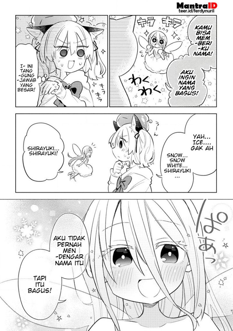 Nekomimi Shoujo wa Mori de Slow Life wo Okuritai: Mofumofu wa Shomou Shimashita ga, Seijo to ka Ouji-sama to ka wa Chuumongai desu Chapter 02.1 Bahasa Indonesia