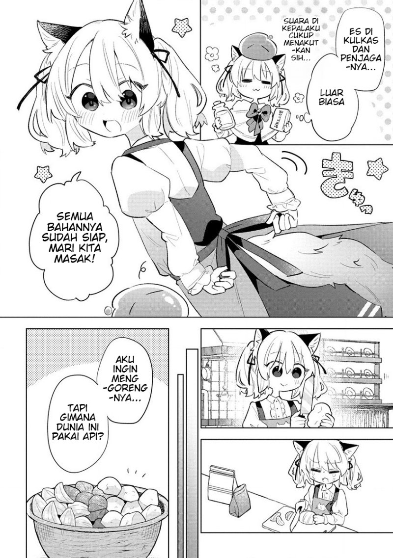 Nekomimi Shoujo wa Mori de Slow Life wo Okuritai: Mofumofu wa Shomou Shimashita ga, Seijo to ka Ouji-sama to ka wa Chuumongai desu Chapter 02.1 Bahasa Indonesia