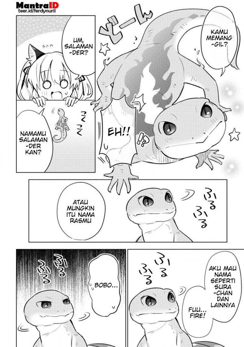 Nekomimi Shoujo wa Mori de Slow Life wo Okuritai: Mofumofu wa Shomou Shimashita ga, Seijo to ka Ouji-sama to ka wa Chuumongai desu Chapter 02.1 Bahasa Indonesia