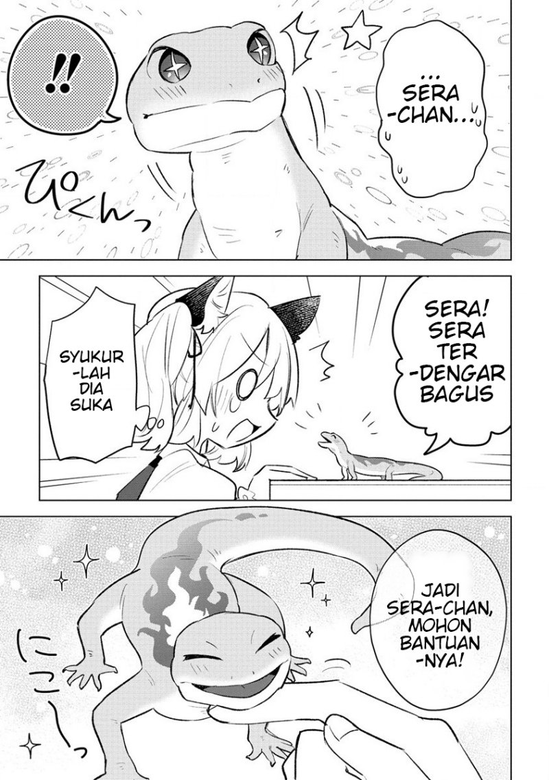 Nekomimi Shoujo wa Mori de Slow Life wo Okuritai: Mofumofu wa Shomou Shimashita ga, Seijo to ka Ouji-sama to ka wa Chuumongai desu Chapter 02.1 Bahasa Indonesia