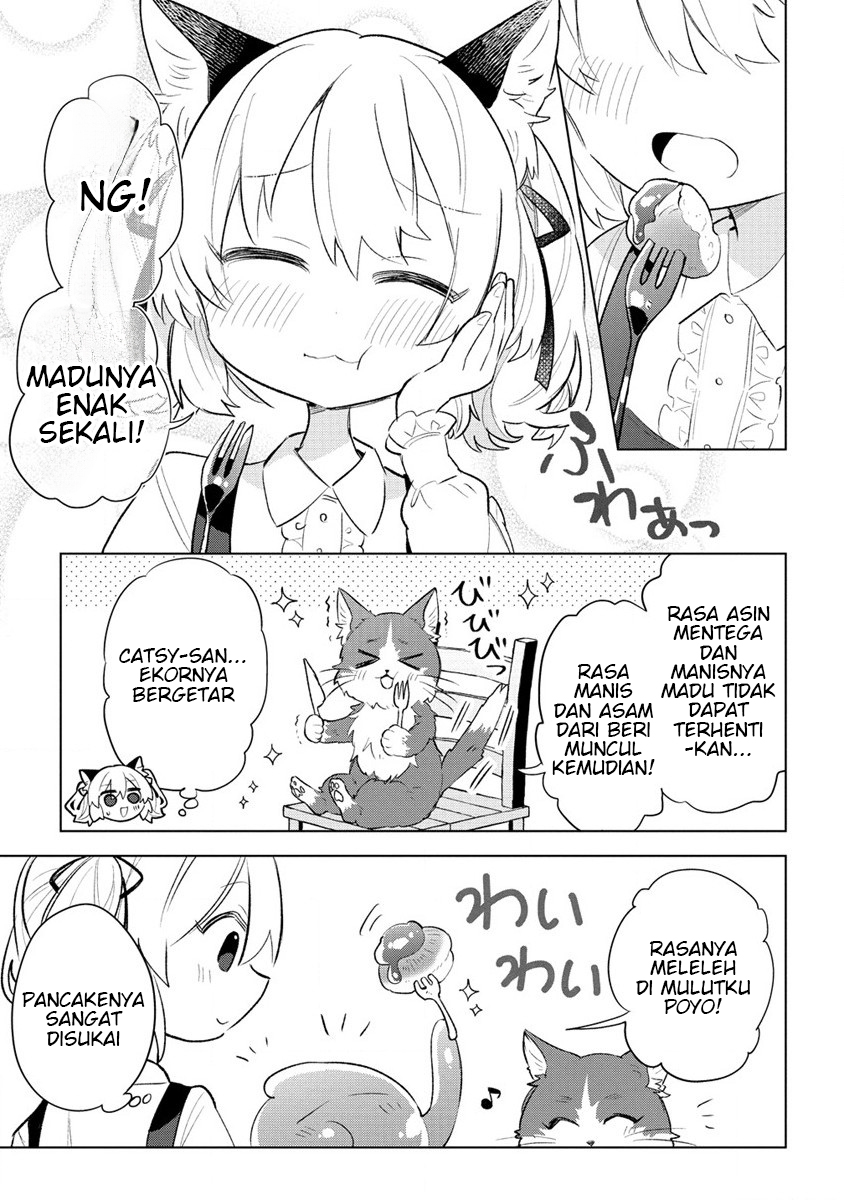Nekomimi Shoujo wa Mori de Slow Life wo Okuritai: Mofumofu wa Shomou Shimashita ga, Seijo to ka Ouji-sama to ka wa Chuumongai desu Chapter 03.2 Bahasa Indonesia