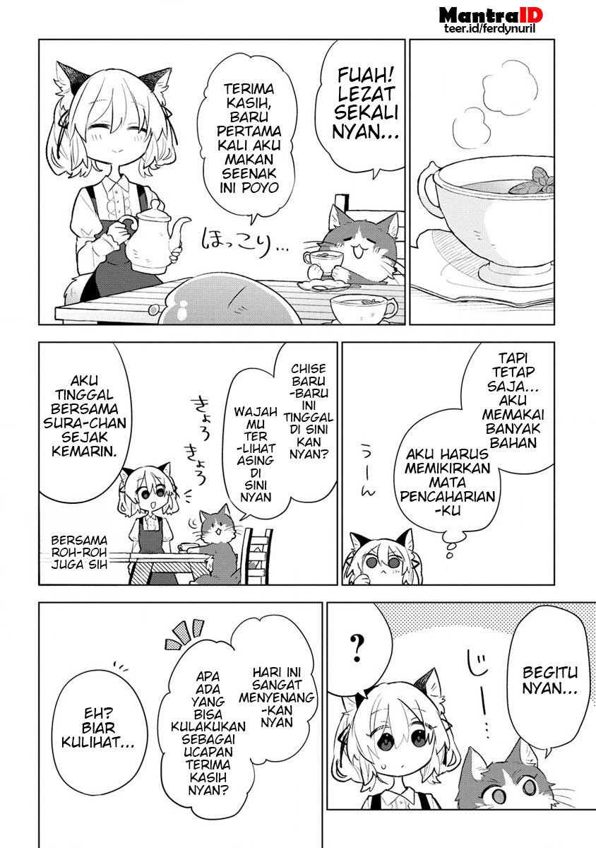 Nekomimi Shoujo wa Mori de Slow Life wo Okuritai: Mofumofu wa Shomou Shimashita ga, Seijo to ka Ouji-sama to ka wa Chuumongai desu Chapter 03.2 Bahasa Indonesia