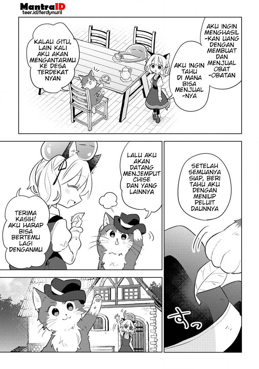 Nekomimi Shoujo wa Mori de Slow Life wo Okuritai: Mofumofu wa Shomou Shimashita ga, Seijo to ka Ouji-sama to ka wa Chuumongai desu Chapter 03.2 Bahasa Indonesia