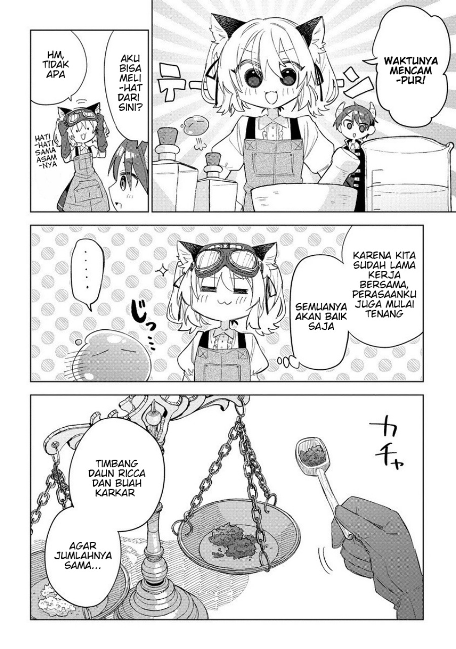 Nekomimi Shoujo wa Mori de Slow Life wo Okuritai: Mofumofu wa Shomou Shimashita ga, Seijo to ka Ouji-sama to ka wa Chuumongai desu Chapter 11.1 Bahasa Indonesia