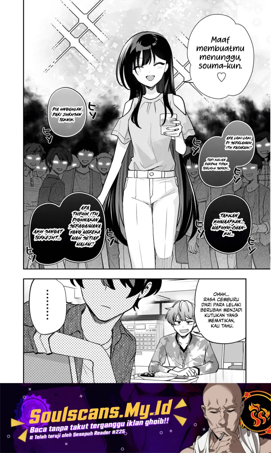 Net no Oshi to Real no Oshi ga Tonari ni Hikkoshite Kita Chapter 15 Bahasa Indonesia
