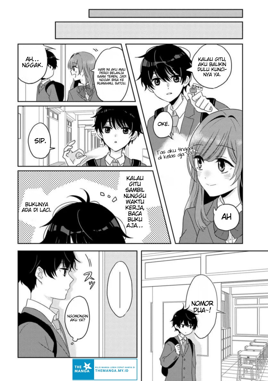 Nibanme na Boku to Ichiban no Kanojo Chapter 03.2 Bahasa Indonesia
