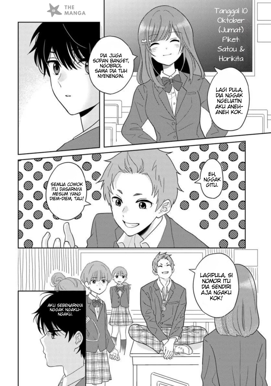 Nibanme na Boku to Ichiban no Kanojo Chapter 03.2 Bahasa Indonesia