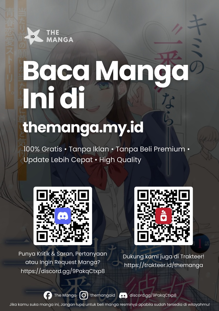 Nibanme na Boku to Ichiban no Kanojo Chapter 04.1 Bahasa Indonesia
