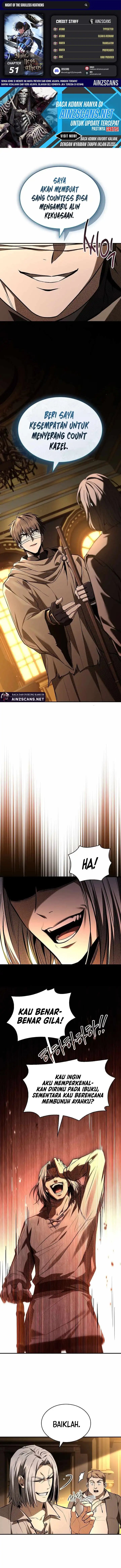 Night of the Soulless Heathens Chapter 51 Bahasa Indonesia