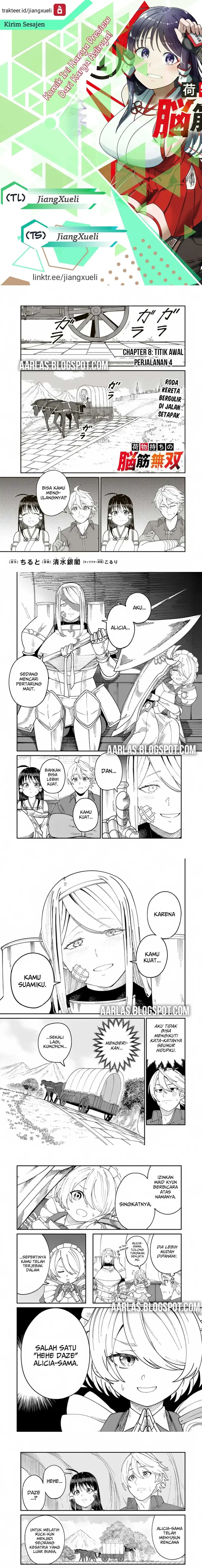 Nimotsu Mochi no Nousuji Musou Chapter 08.1 Bahasa Indonesia