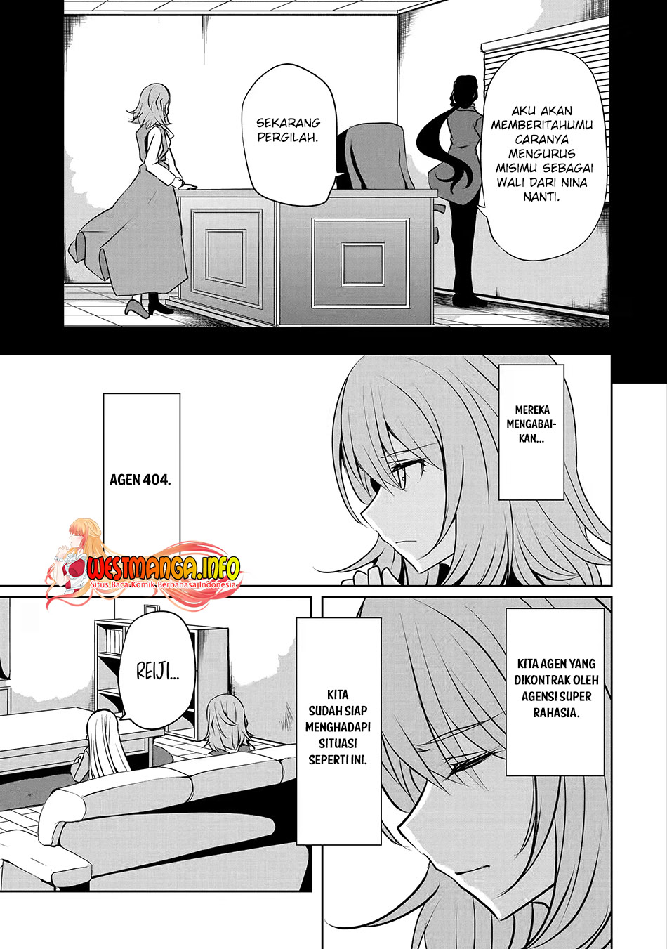 Nina wa Papa o Koroshitai Chapter 19.1 Bahasa Indonesia