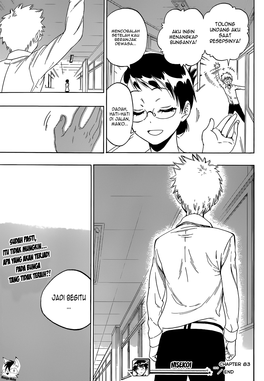 Nisekoi Chapter 83