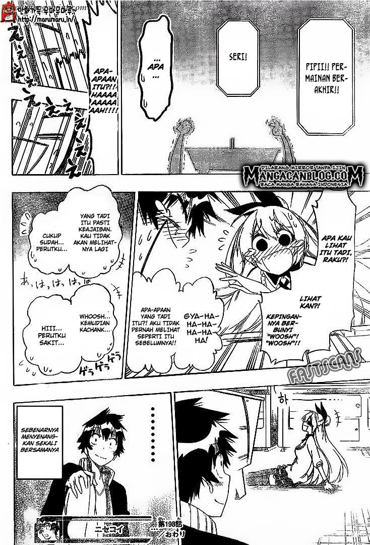 Nisekoi Chapter 198