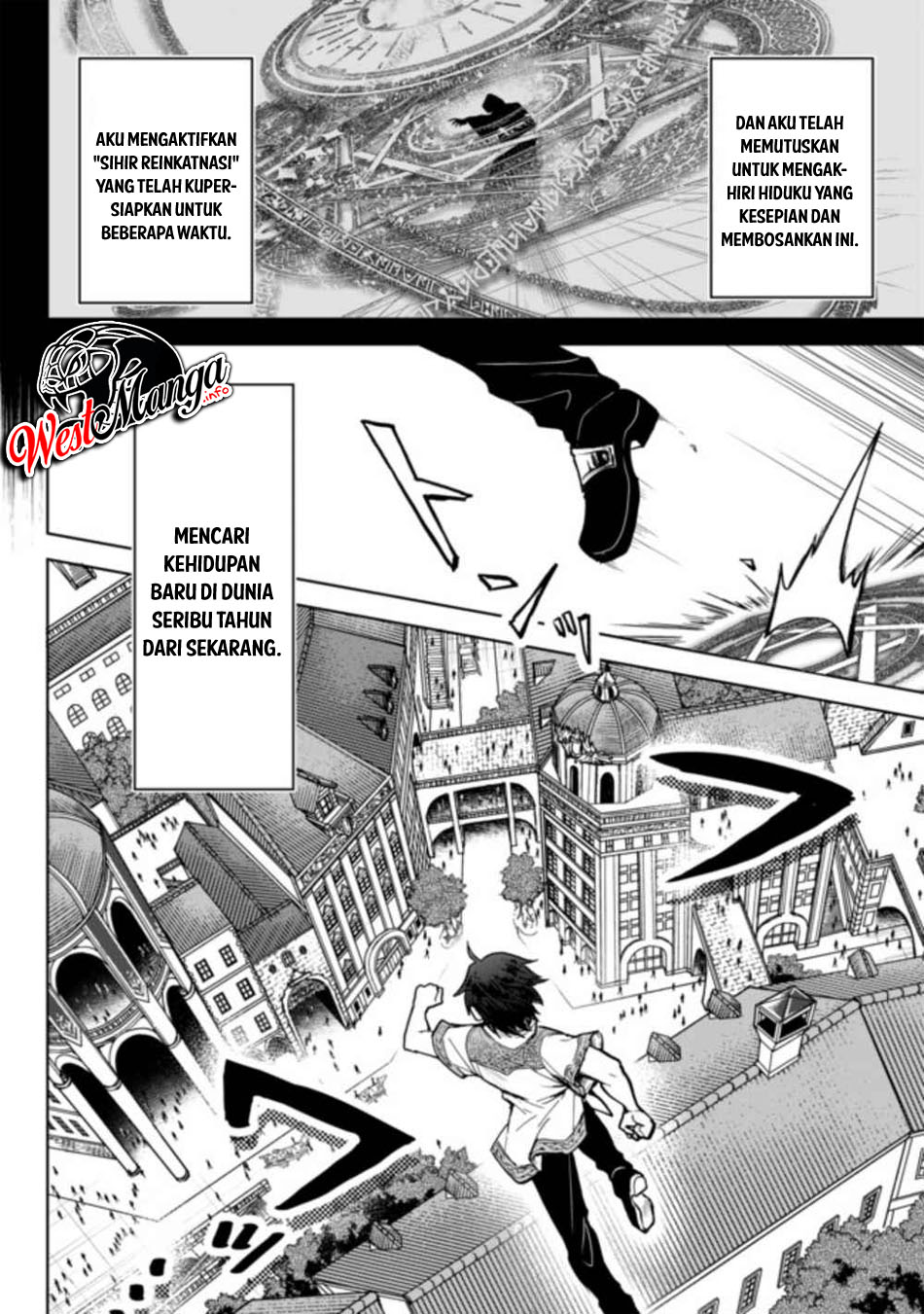 Nishuume Cheat no Tensei Madoushi 〜Saikyou ga 1000-nengo ni Tensei Shitara, Jinsei Yoyū Sugimashita〜 chapter 1