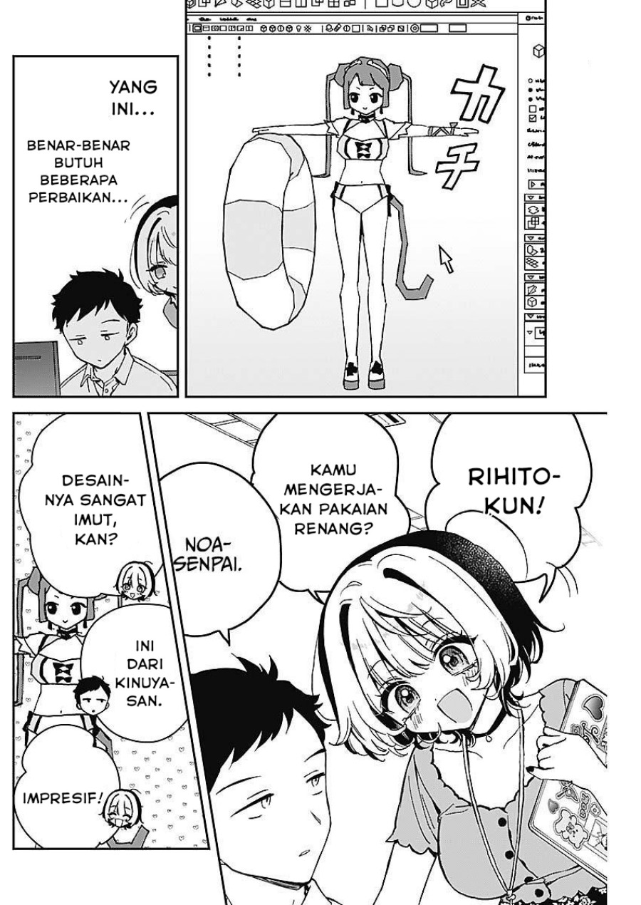 Noa-senpai wa Tomodachi Chapter 19 Bahasa Indonesia