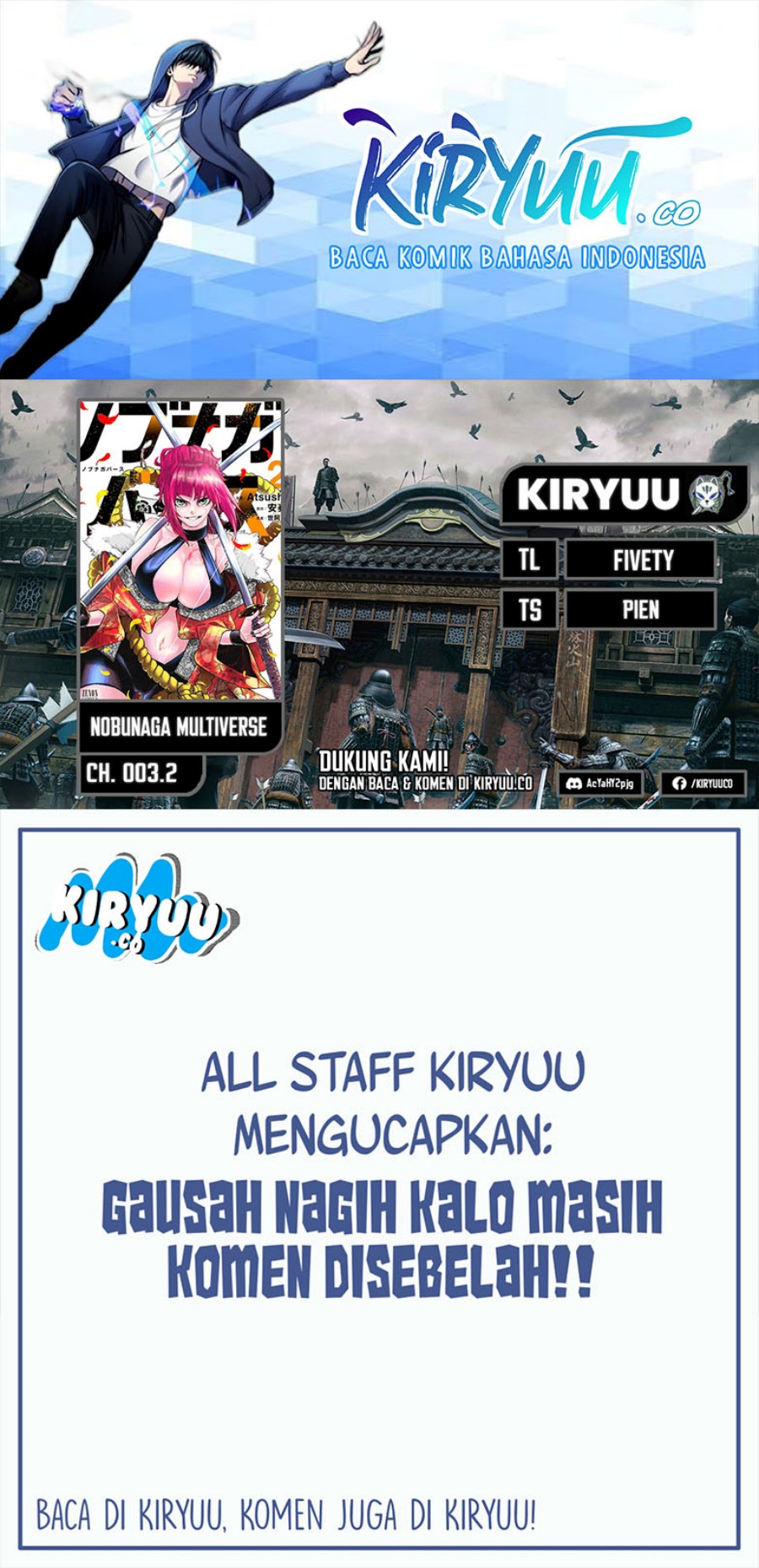 Nobunaga Multiverse Chapter 03.2 Bahasa Indonesia