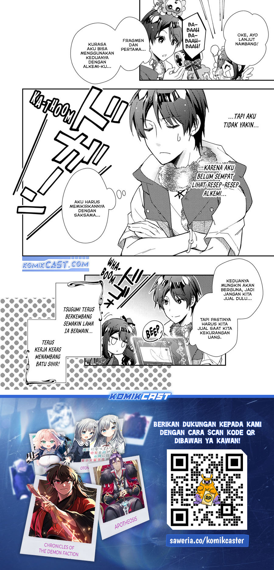 Nonbiri VRMMO-ki Chapter 75 Bahasa Indonesia