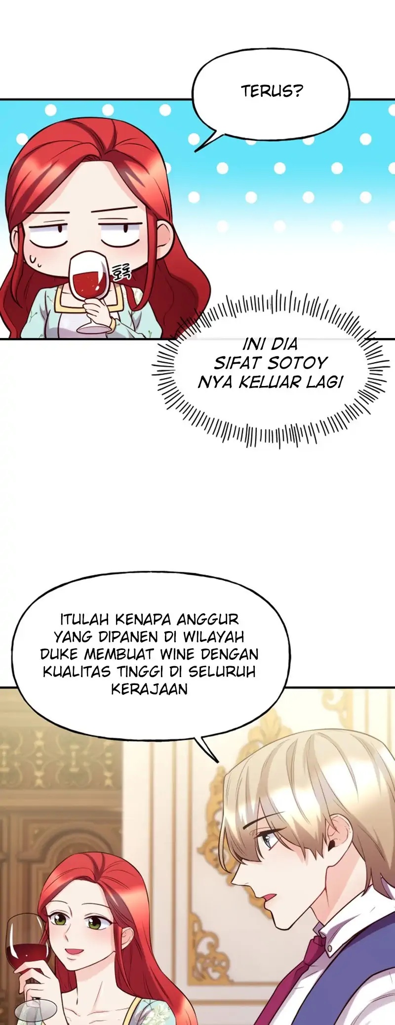 Not Just Anybody Can be An Evil Lady Chapter 59 Bahasa Indonesia