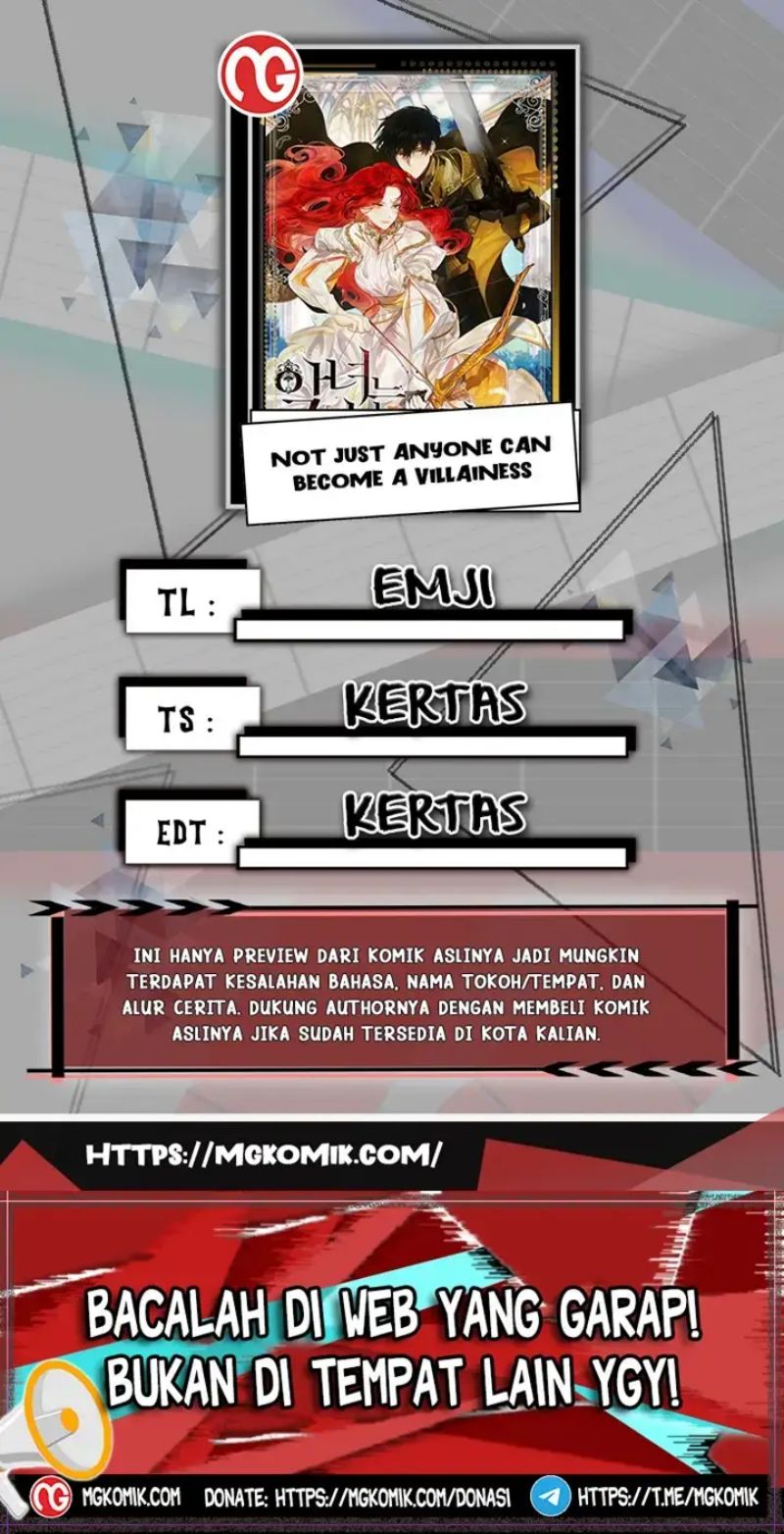 Not Just Anybody Can be An Evil Lady Chapter 81 Bahasa Indonesia