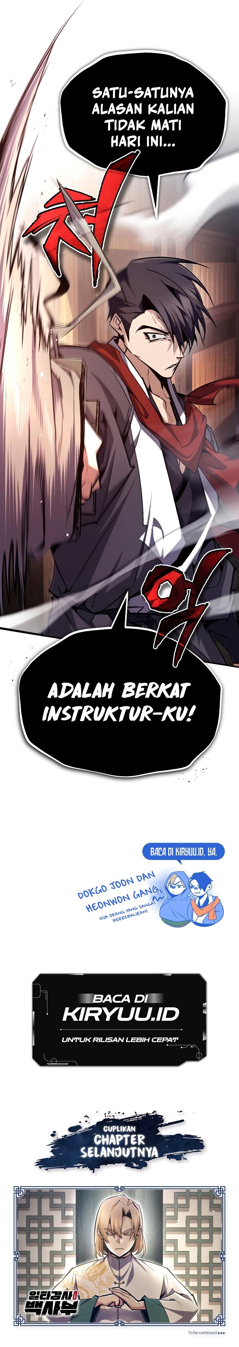 Number One Star Instructor Master Baek Chapter 65 Bahasa Indonesia