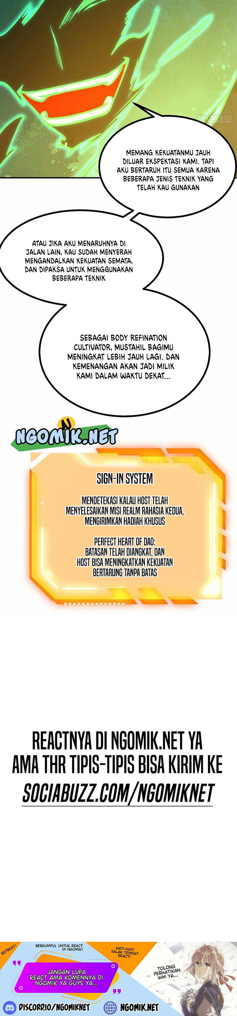 OP After 30 Days Of Sign-In Chapter 53 Bahasa Indonesia