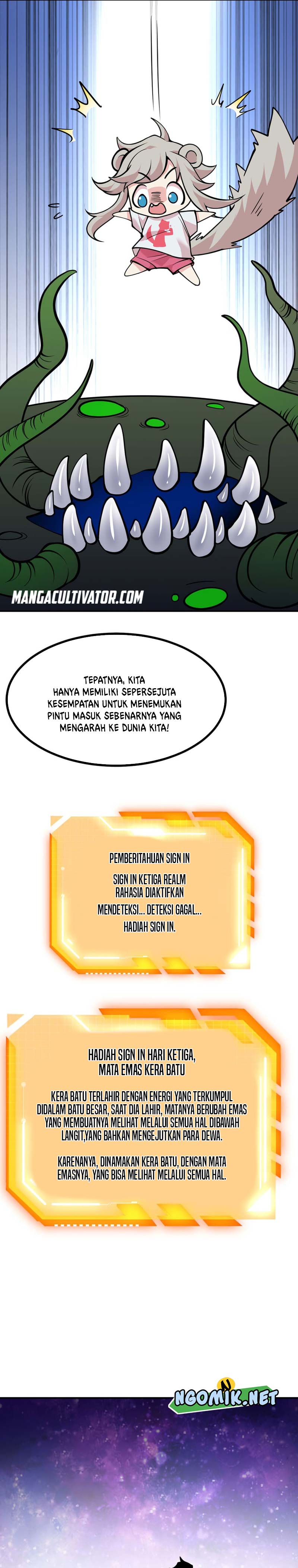 OP After 30 Days Of Sign-In Chapter 72 Bahasa Indonesia