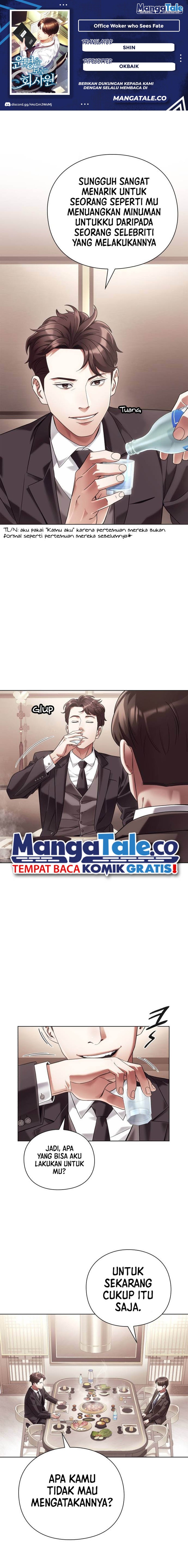 Office Worker Who Sees Fate Chapter 41 Bahasa Indonesia