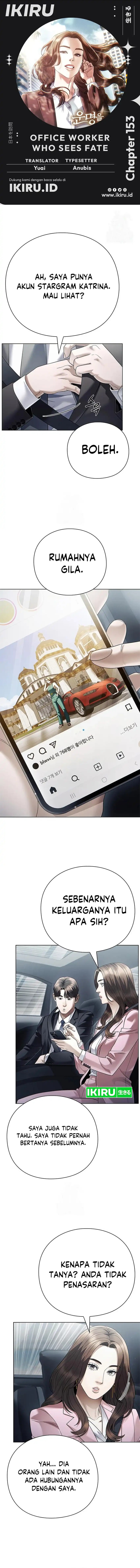 Office Worker Who Sees Fate Chapter 153 Bahasa Indonesia