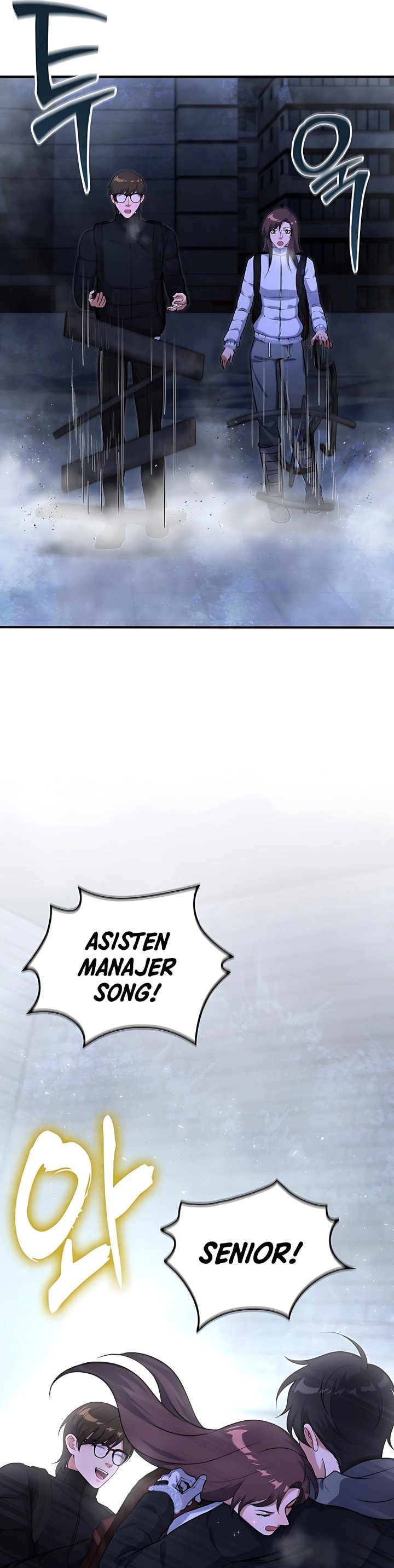 Office Worker in the Ice Age Apocalypse Chapter 30 Bahasa Indonesia