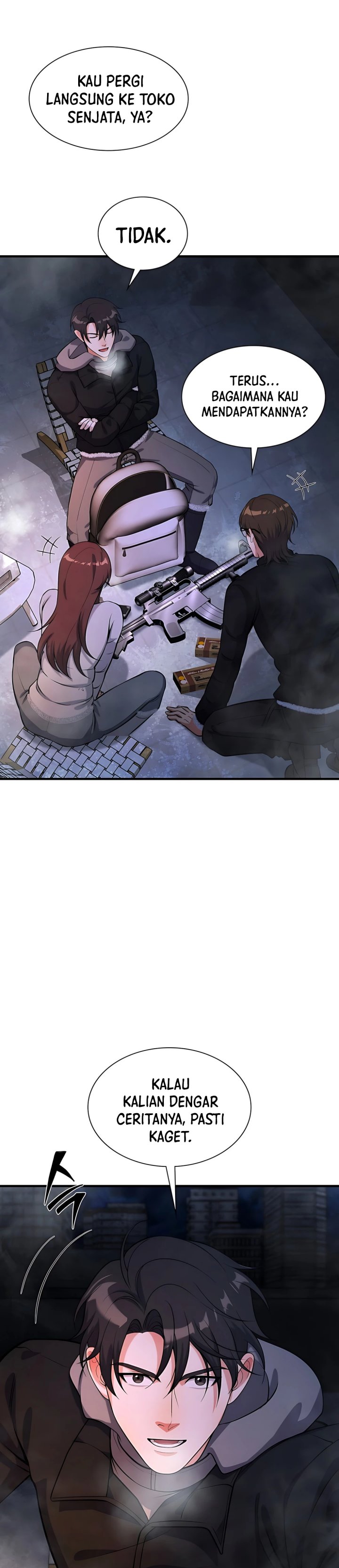 Office Worker in the Ice Age Apocalypse Chapter 30 Bahasa Indonesia