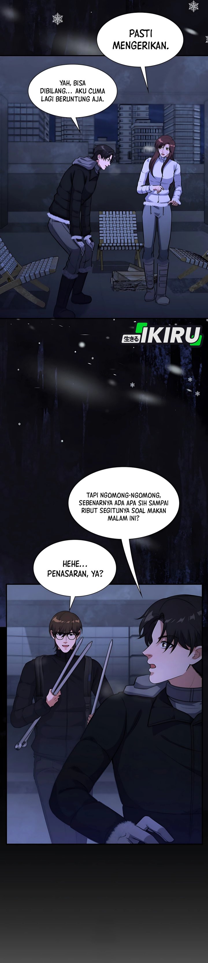 Office Worker in the Ice Age Apocalypse Chapter 30 Bahasa Indonesia