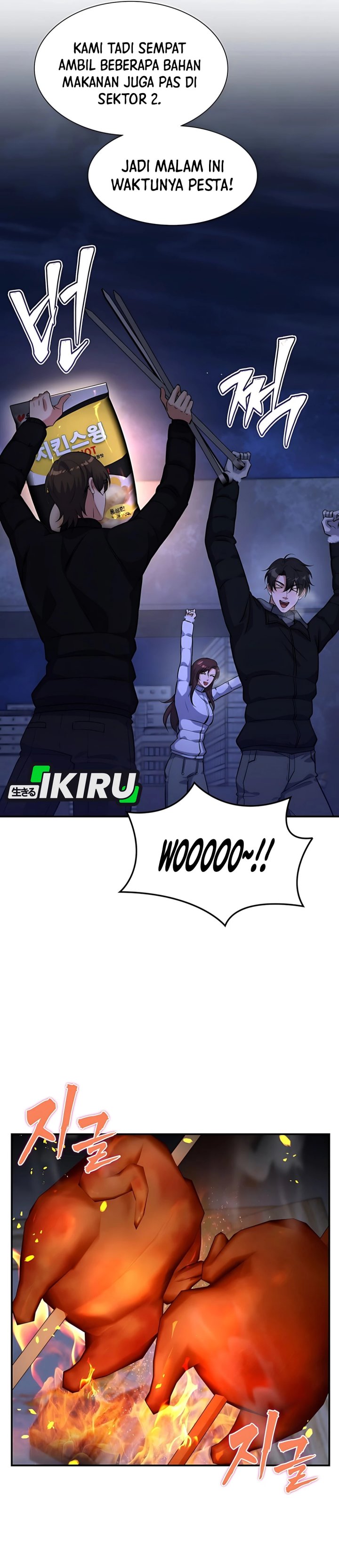 Office Worker in the Ice Age Apocalypse Chapter 30 Bahasa Indonesia